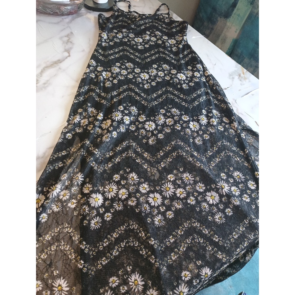 Y2K Vintage 90's-00s Love Fire Women's Sz L Dress Fairy Grunge Cottagecore Style